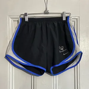 🆕 Nike Camp Longhorn Athletic Shorts - Black with Blue &amp; White Detailing