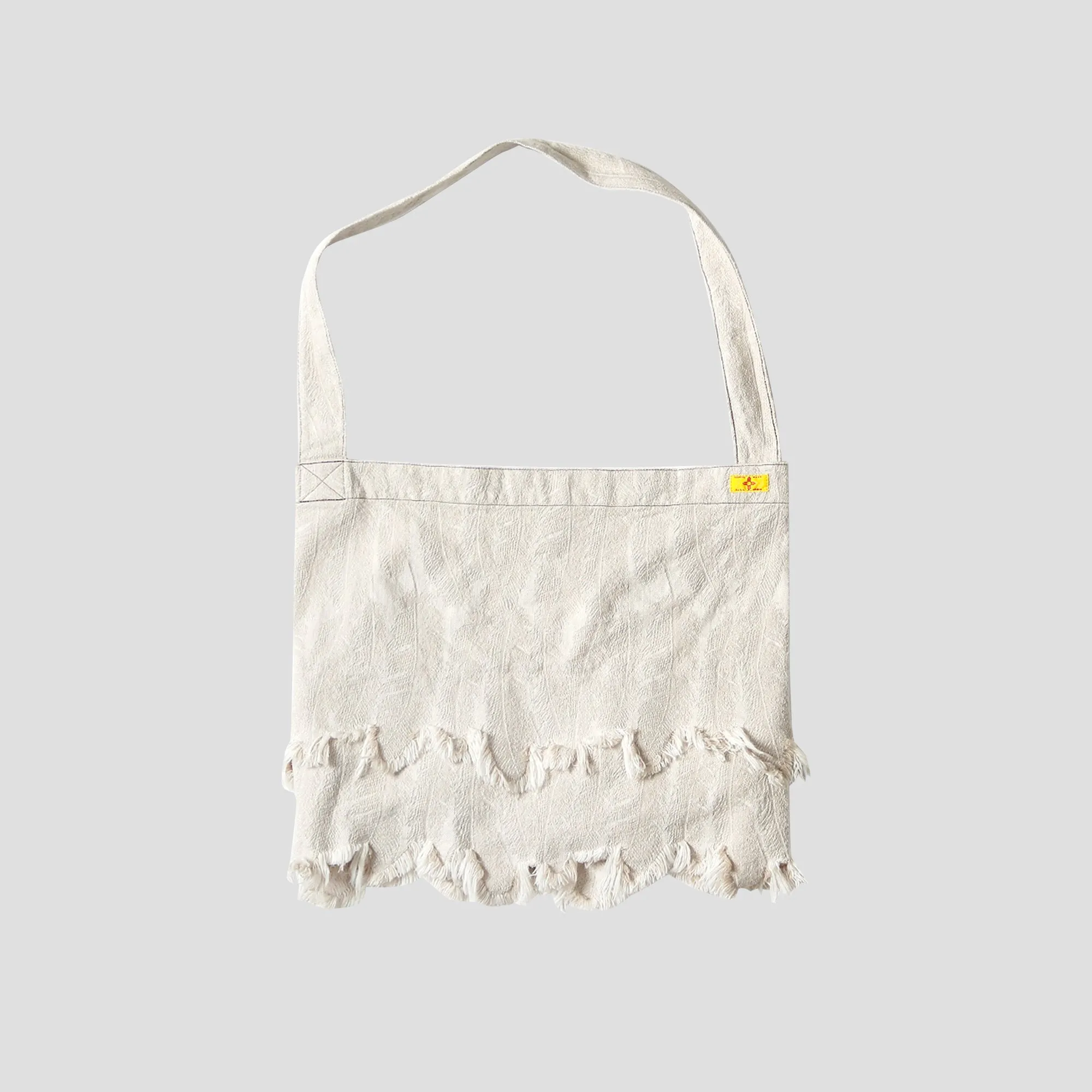 12oz FEATHER WHITE DENIM BOOK BAG