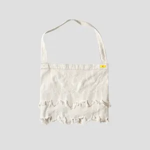 12oz FEATHER WHITE DENIM BOOK BAG