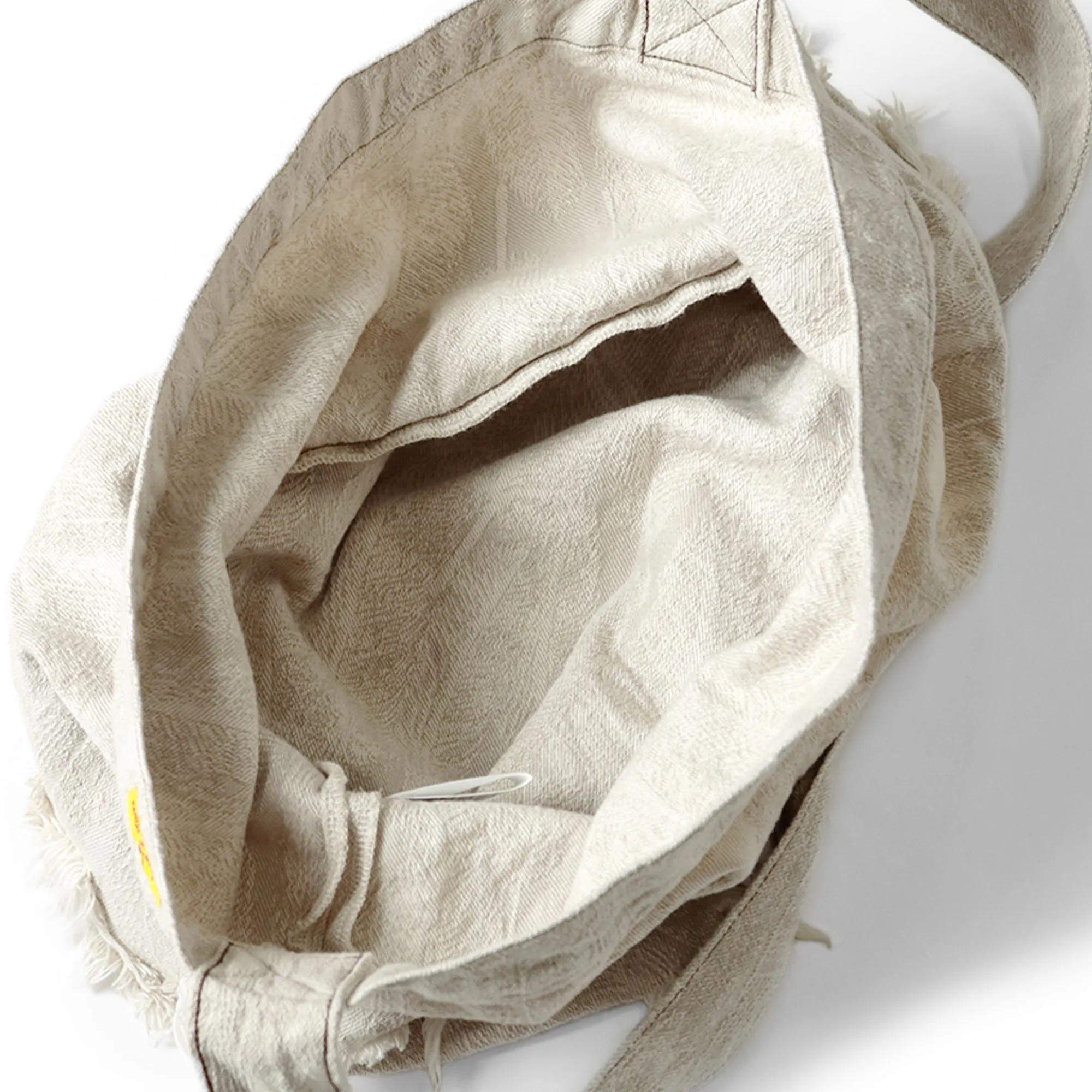 12oz FEATHER WHITE DENIM BOOK BAG