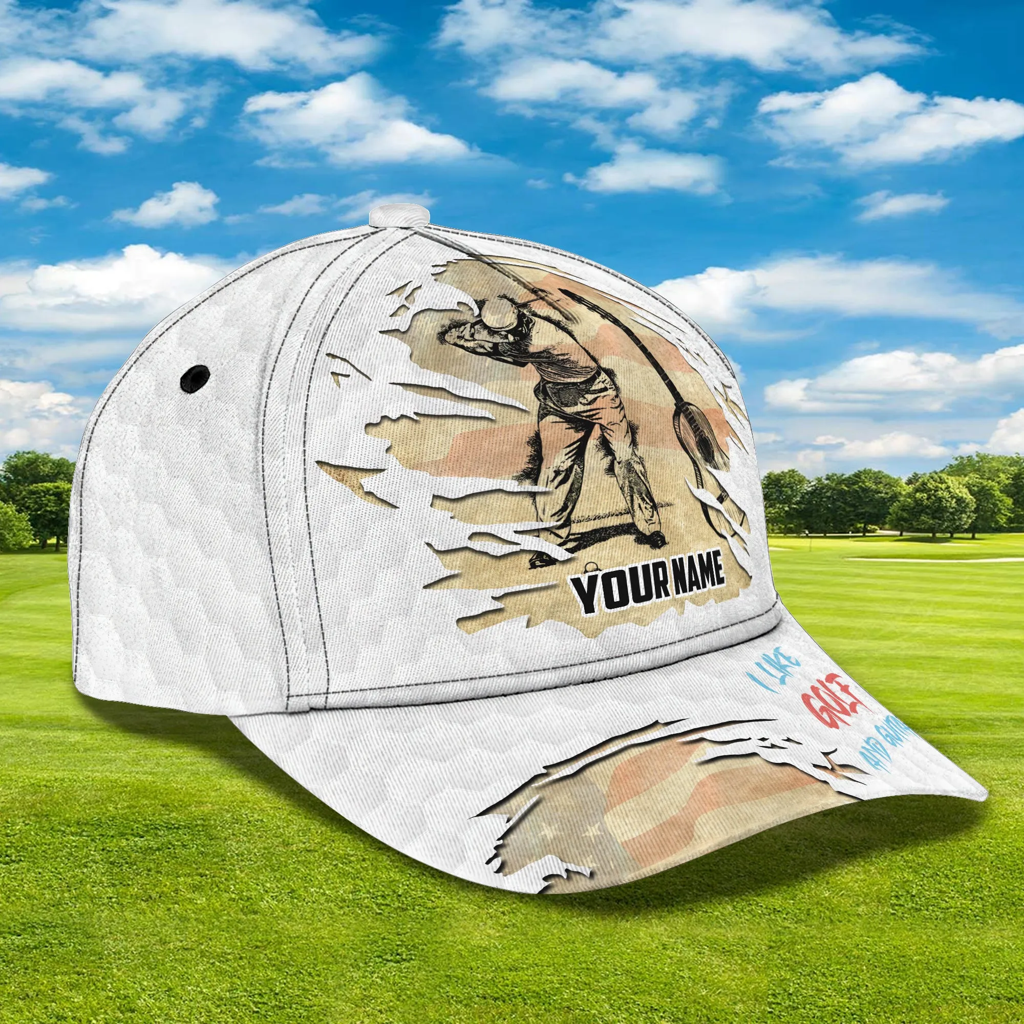 7749 Golf - Personalized Name Cap - ATM2K
