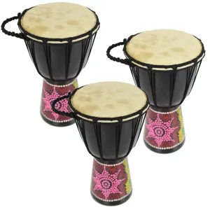 A-Star Mini Trio Rope Tuned Djembe Pack