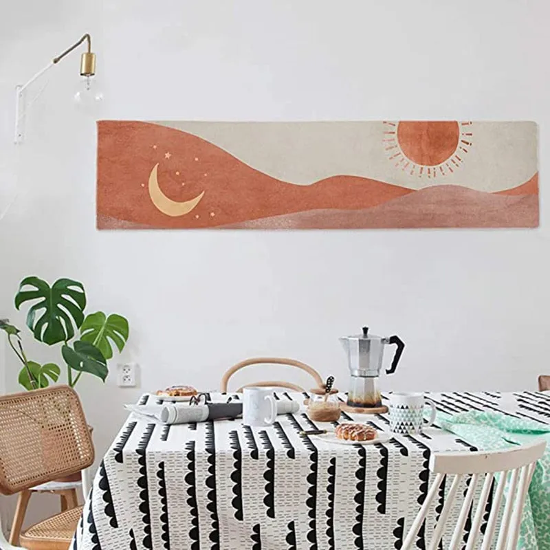 Abstract Art Moon Phase Tapestry Cute Moon Tapestry Wall Hanging for Bedroom Living Room Decor
