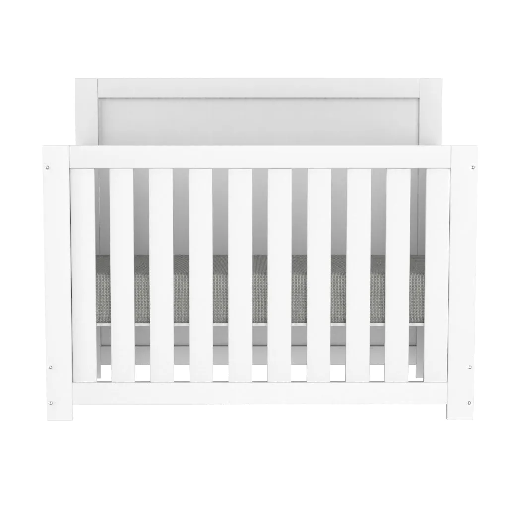 Adaline convertible crib, white