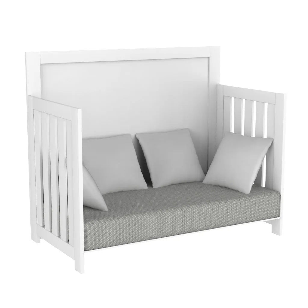 Adaline convertible crib, white