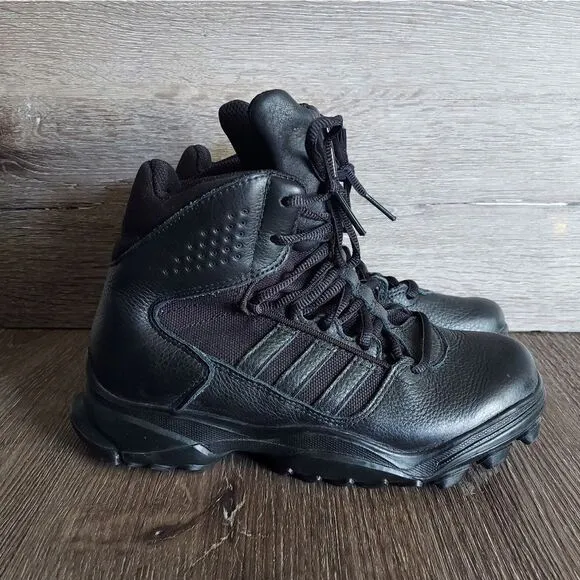 adidas GSG-9.7 Tactical Boot Leather Hiking (Black) Size 4