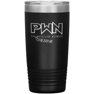 All Nerds Here PWN Progressive Logo 20oz Vacuum Tumbler