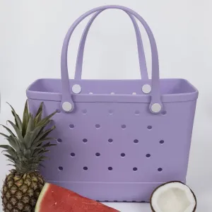 Aloha Vegan Tote Bag | Large | Light Purple