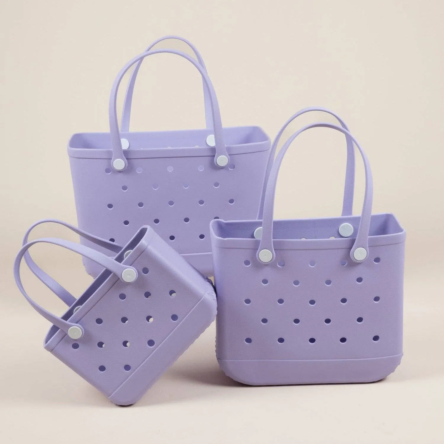 Aloha Vegan Tote Bag | Large | Light Purple