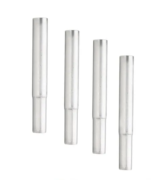 Aluminium shaft extender for standard .600" steel shaft. Packs of 1 to 10