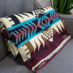 ANDEAN ALPACA WOOL BLANKET - SOUTHWEST (ECUADOR)