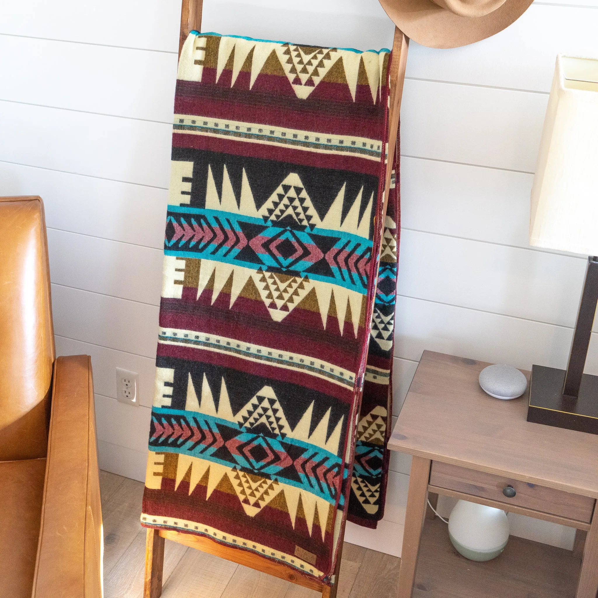 Andean Alpaca Wool Blanket - Southwest