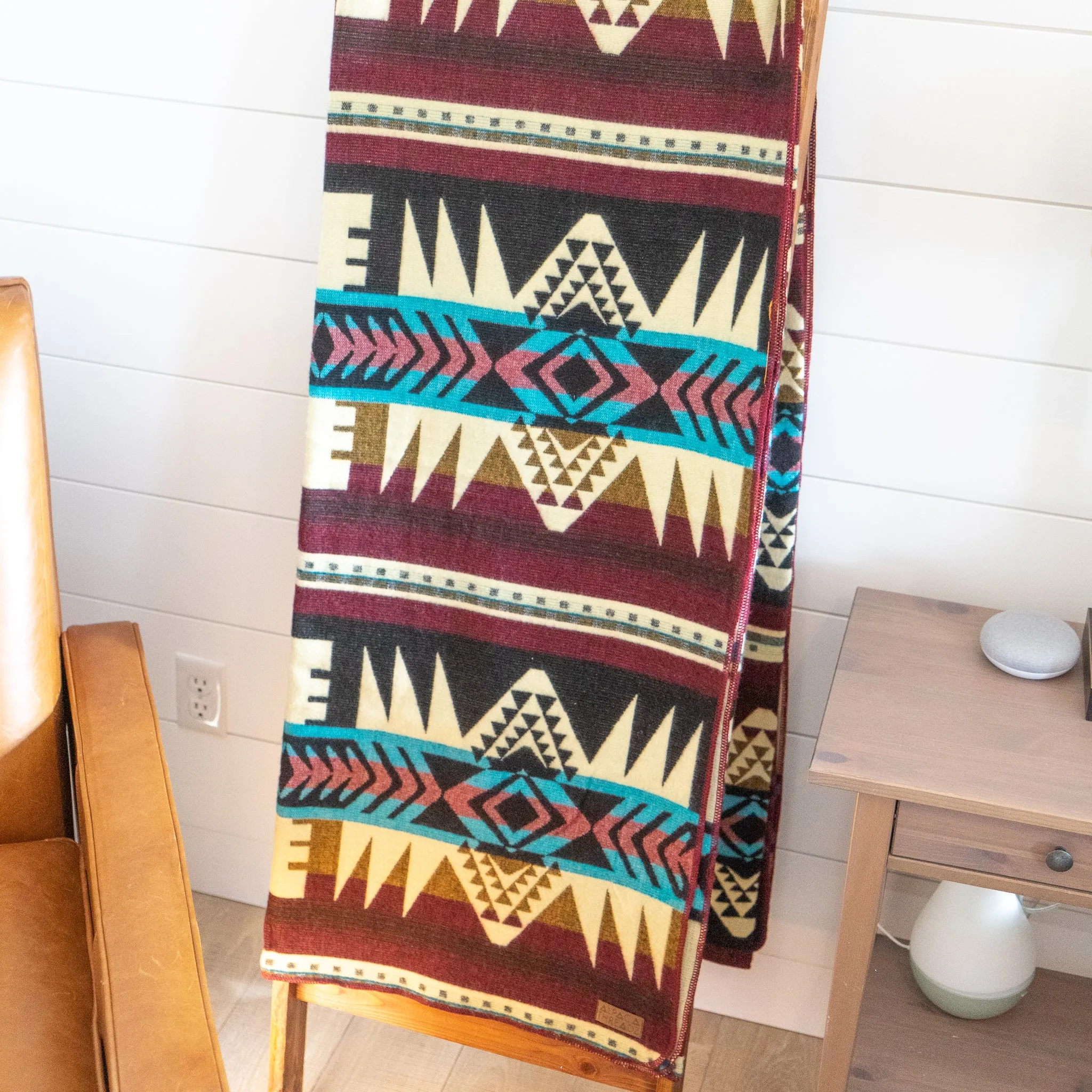 Andean Alpaca Wool Blanket - Southwest