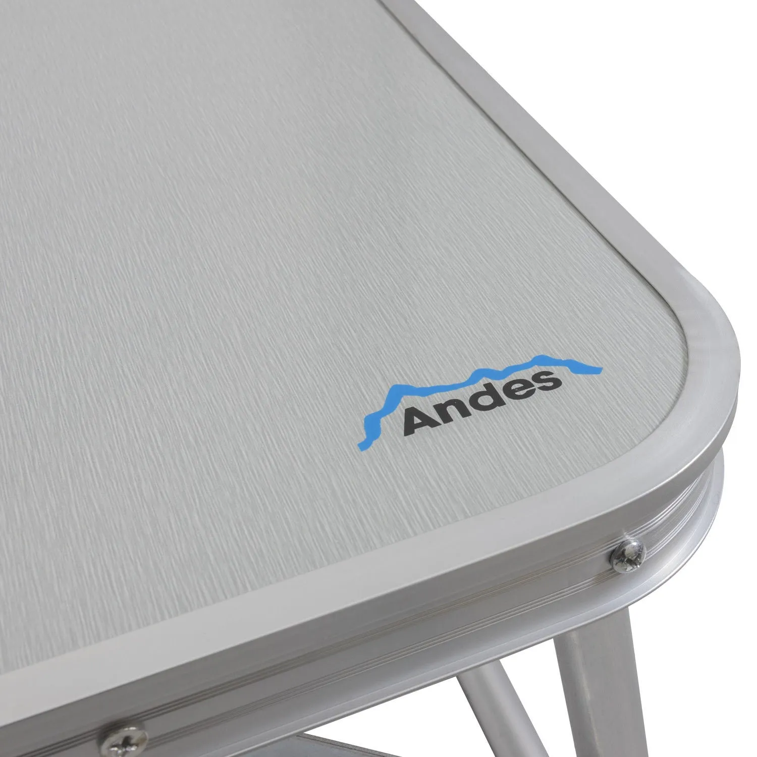 Andes Lightweight Aluminium Folding Camping/Picnic/Festival Travel Table