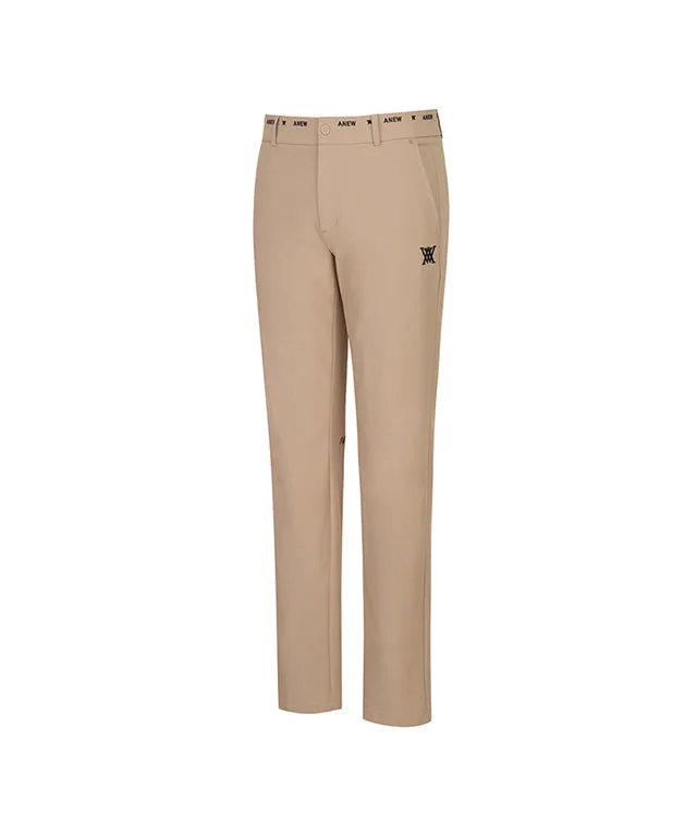 ANEW Golf: Men Essential Logo Banding L/PT - Beige