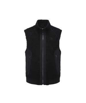ANEW Golf Men Incision Fleece VT - Black