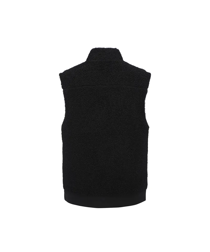 ANEW Golf Men Incision Fleece VT - Black