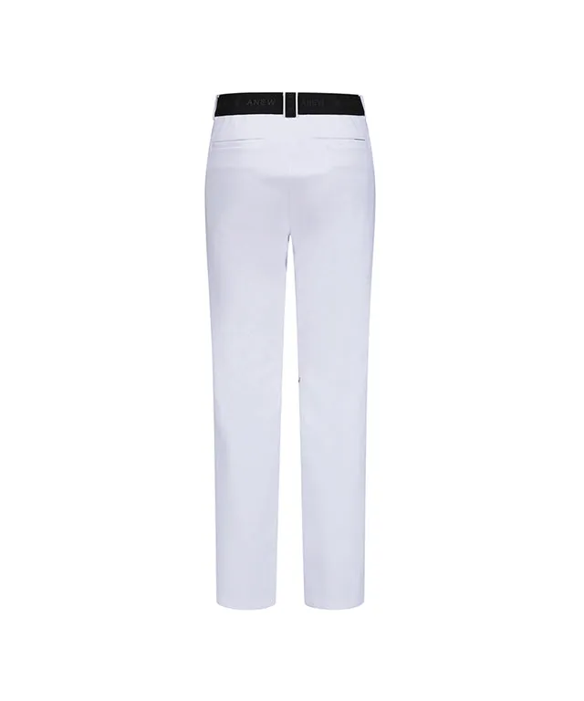 ANEW Golf: Men Side Logo Point L/PT - White