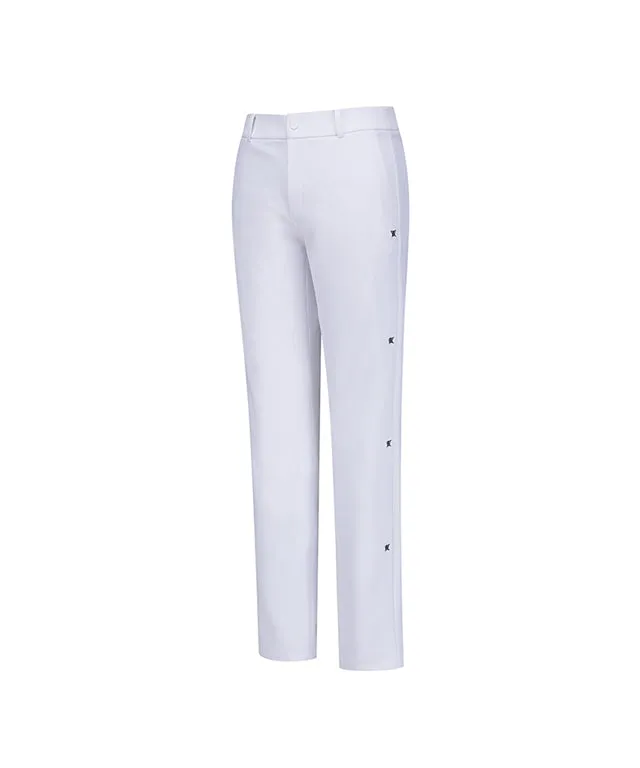 ANEW Golf: Men Side Logo Point L/PT - White