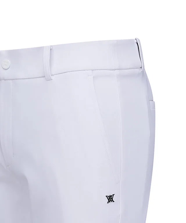 ANEW Golf: Men Side Logo Point L/PT - White