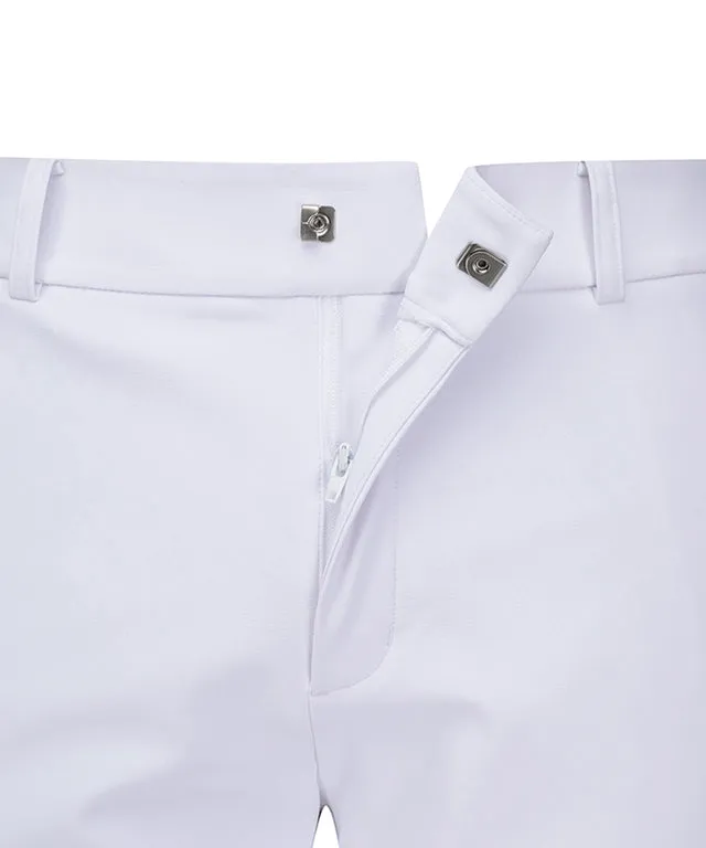 ANEW Golf: Men Side Logo Point L/PT - White