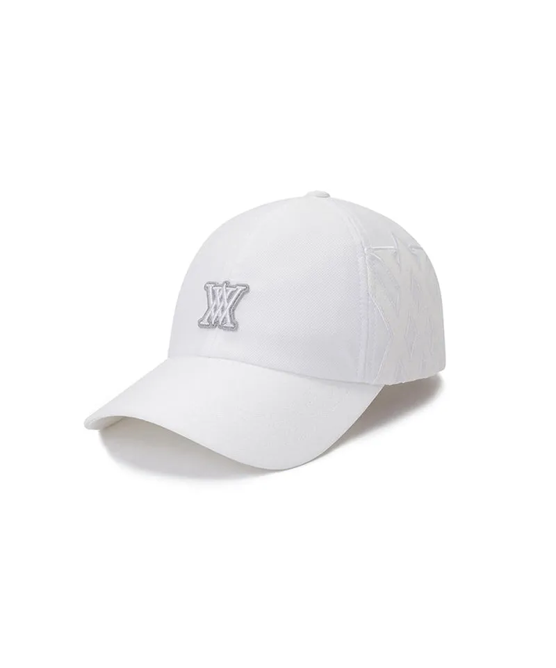 ANEW Golf: Point Logo Ball Cap - White