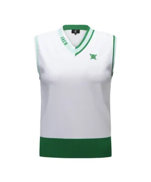 ANEW Golf: Women V-Neck Sweater Vest - White