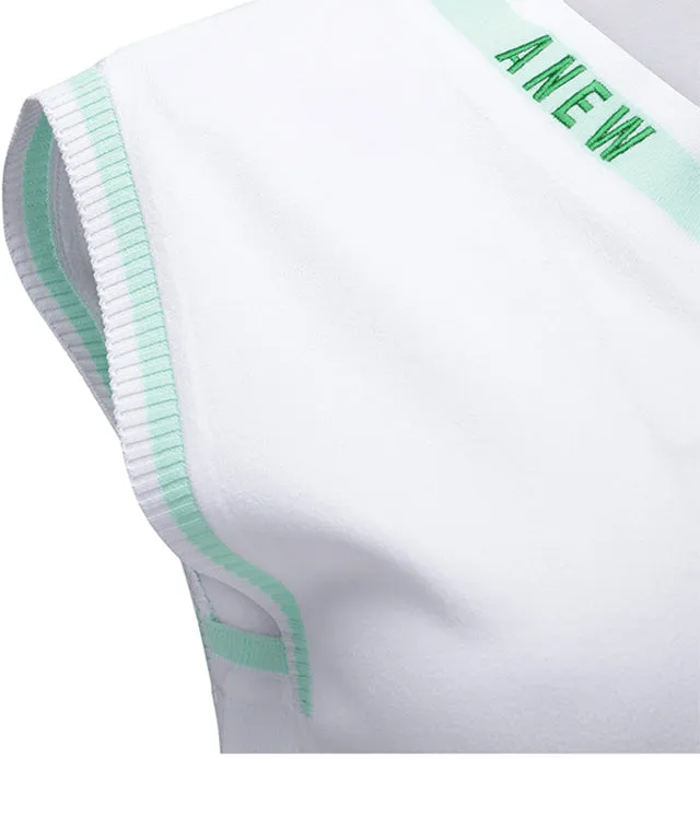 ANEW Golf: Women V-Neck Sweater Vest - White