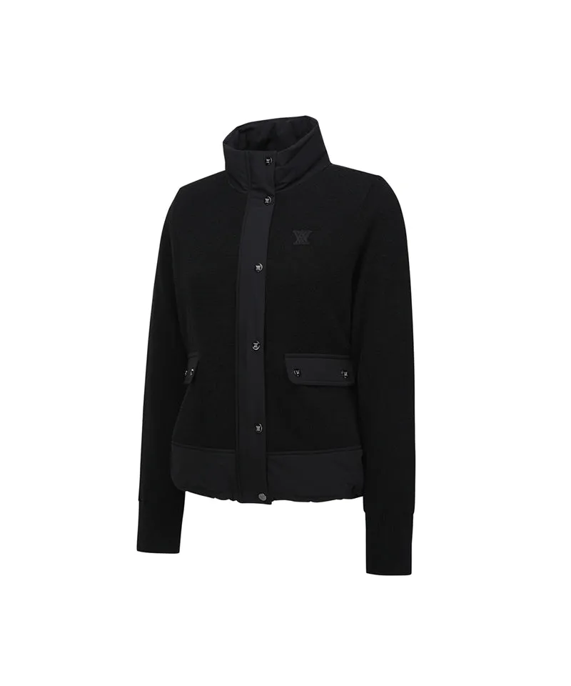 ANEW Golf Women's Knit Hybrid Down Jacket - Black