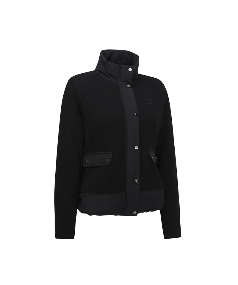 ANEW Golf Women's Knit Hybrid Down Jacket - Black