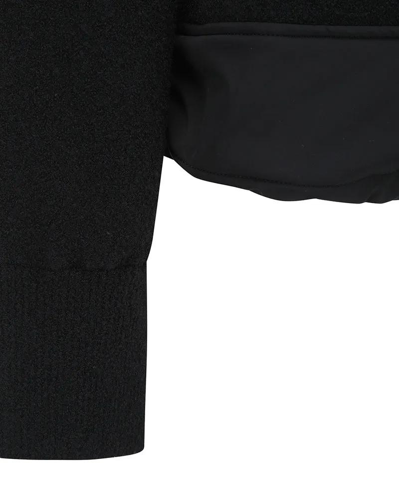 ANEW Golf Women's Knit Hybrid Down Jacket - Black