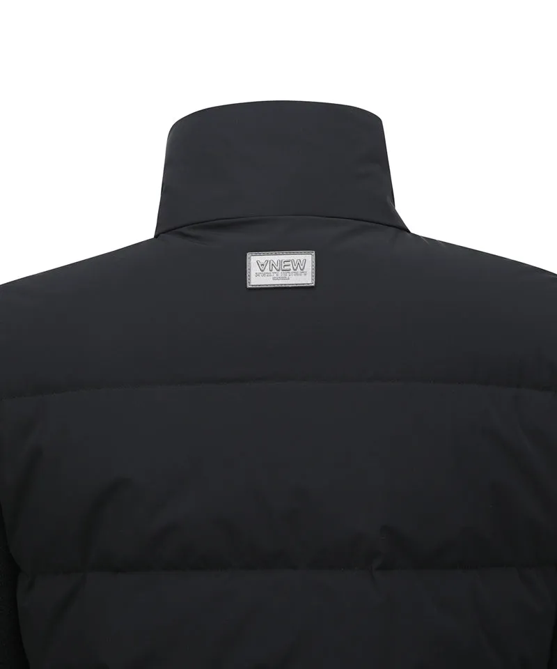 ANEW Golf Women's Knit Hybrid Down Jacket - Black