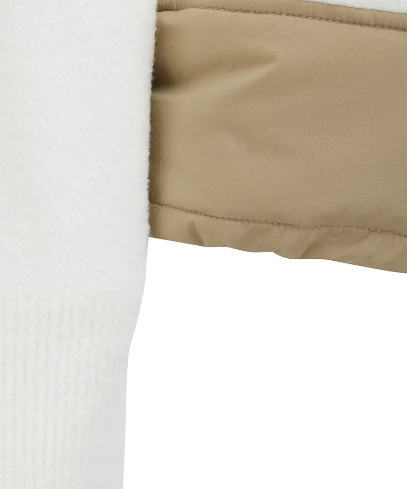 ANEW Golf Women's Knit Hybrid Down Jacket - Ivory