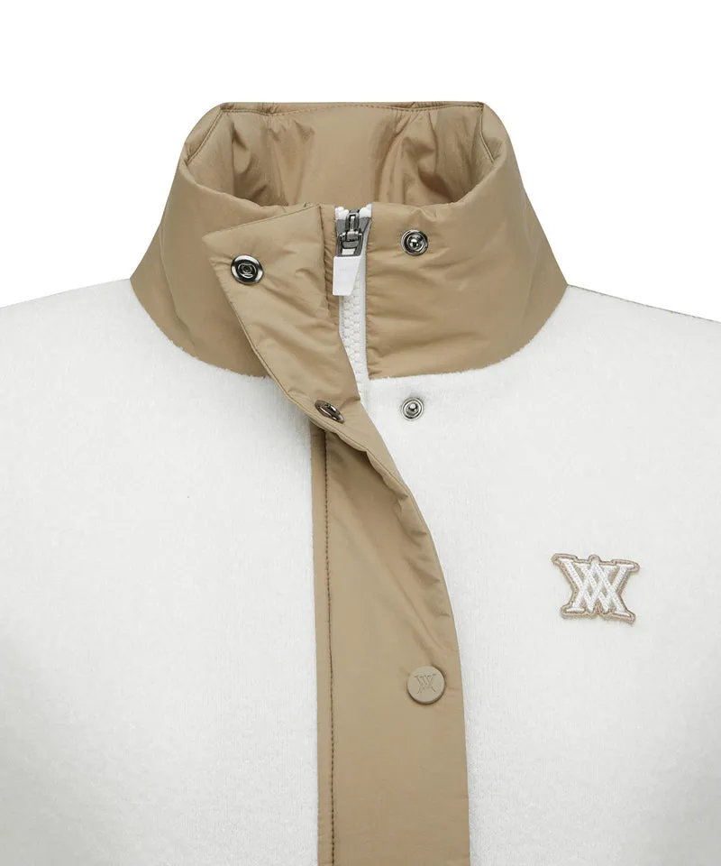 ANEW Golf Women's Knit Hybrid Down Jacket - Ivory