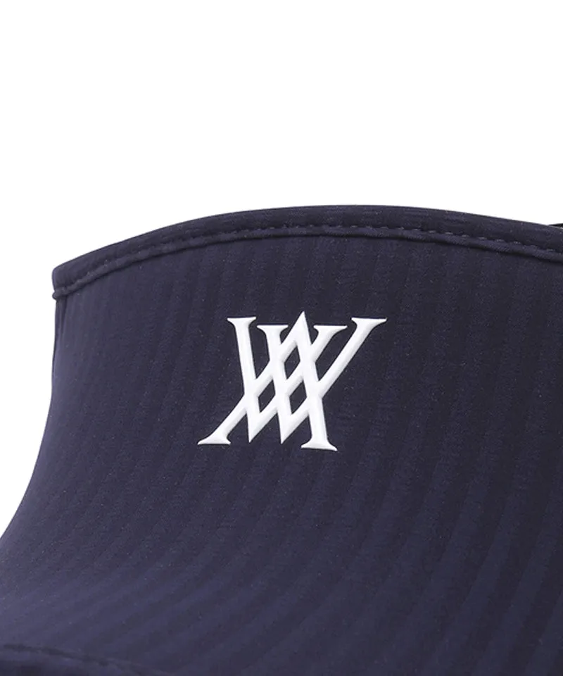Anew Women's Stripe Visor - Navy