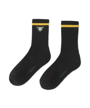 ANEW X TERRA: Middle Socks - Black