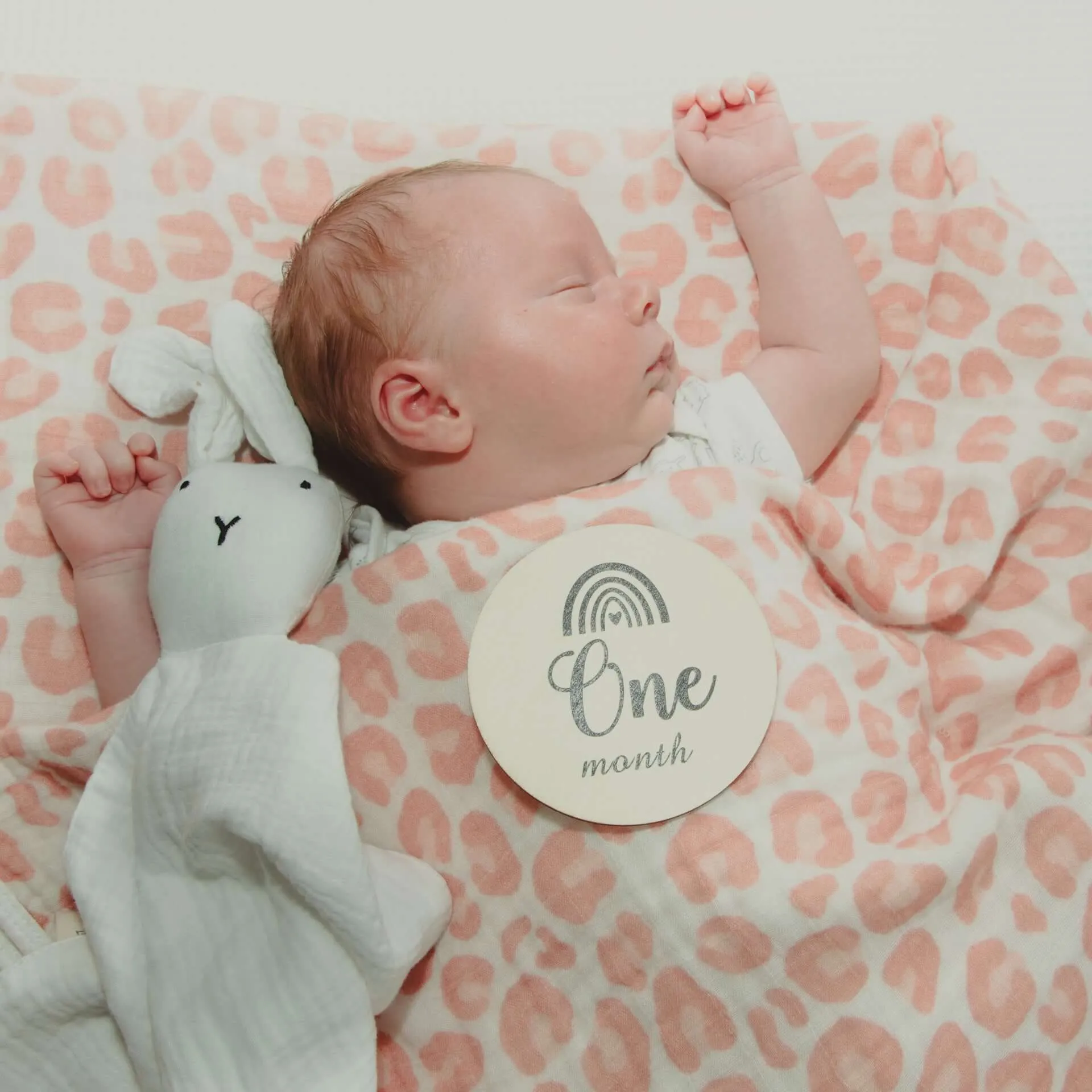 Animal Print Muslin Blanket