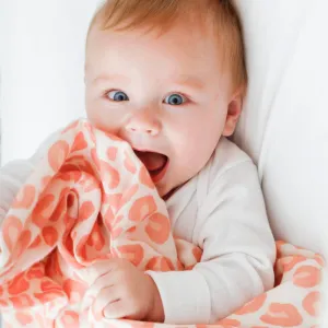 Animal Print Muslin Blanket