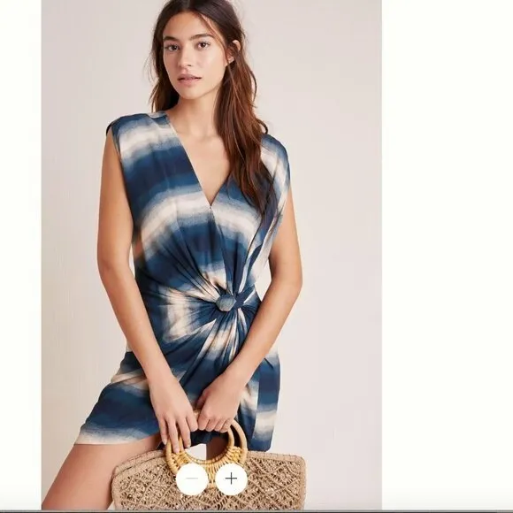 Anthropologie x ViX Lake Marissa Caftan summer dress NWOT Medium JB