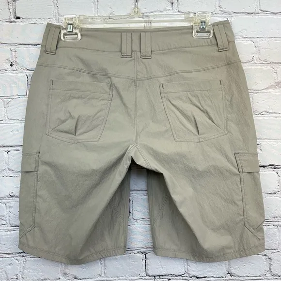 Arc’teryx Parapet Long Women’s Hiking Shorts Taupe Sz 2