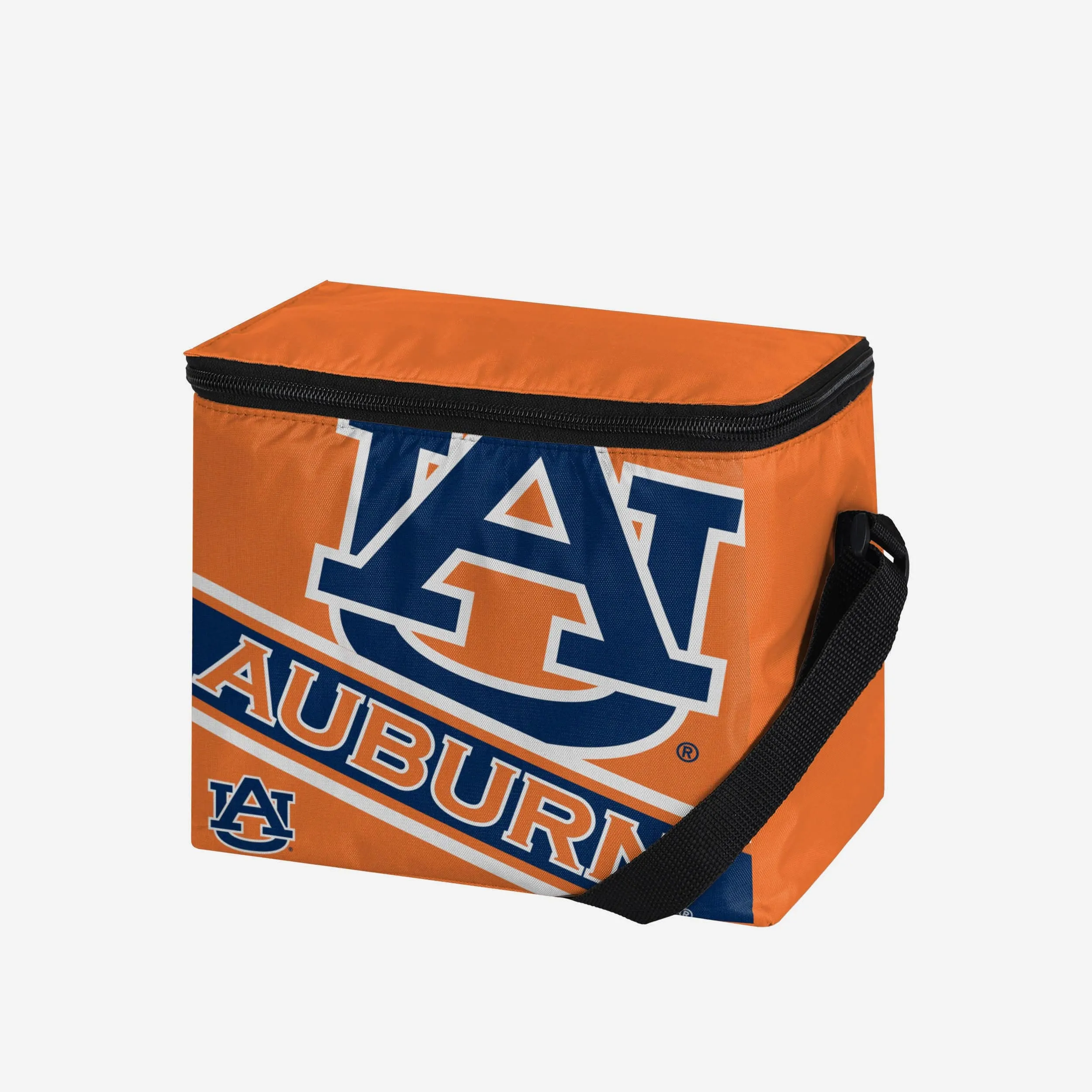 Auburn Tigers Big Logo Stripe 6 Pack Cooler