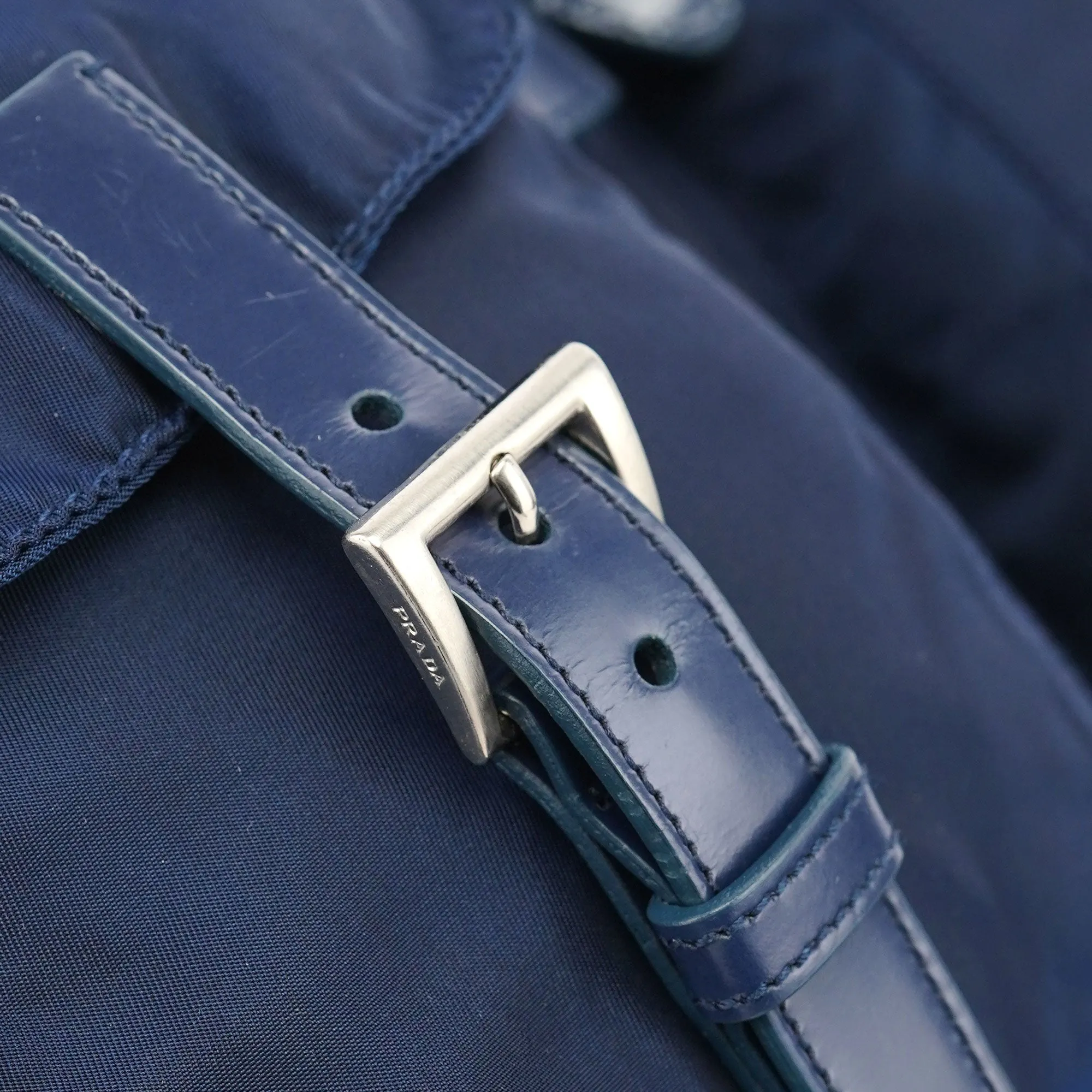 B2811 Royal Blue Tessuto Backpack