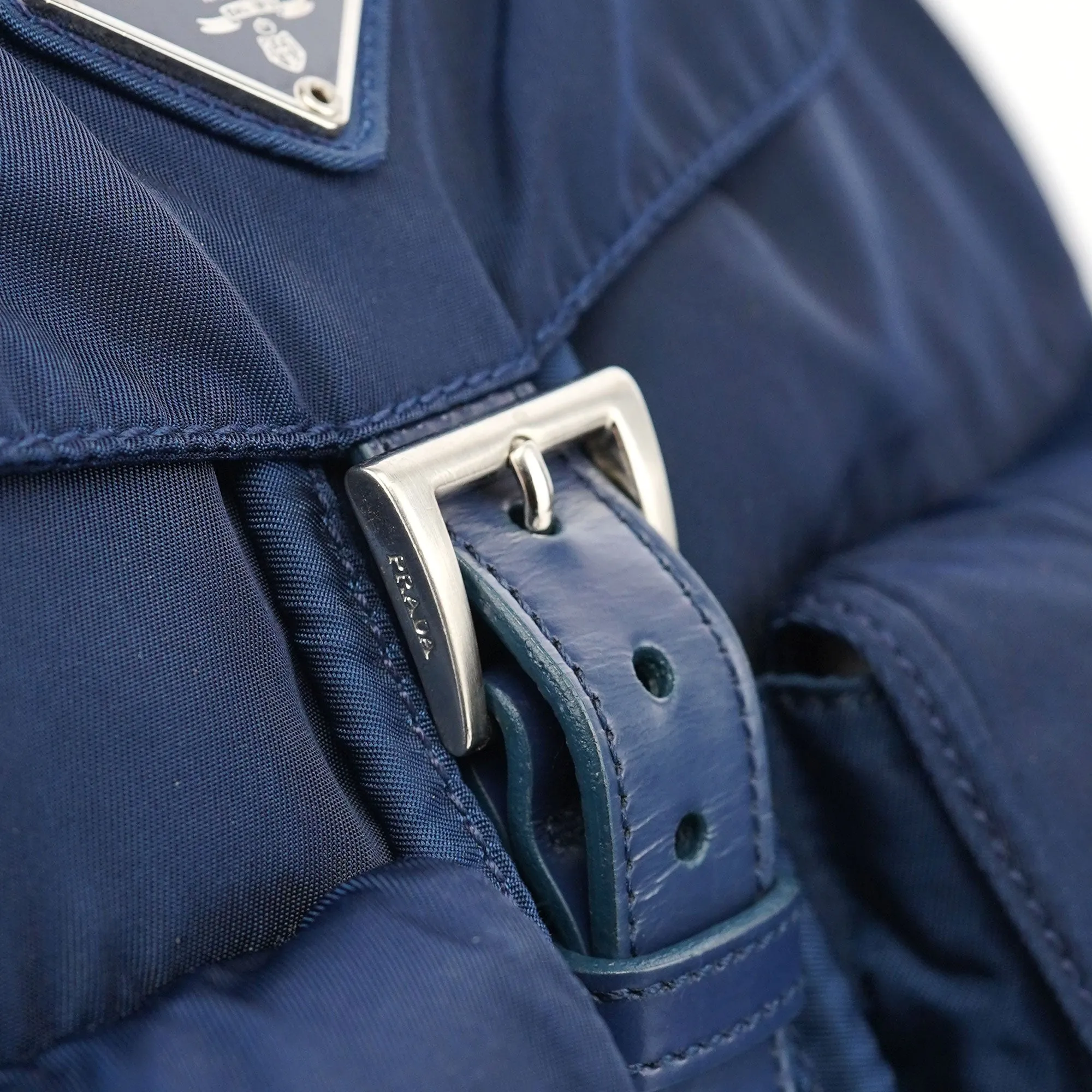 B2811 Royal Blue Tessuto Backpack