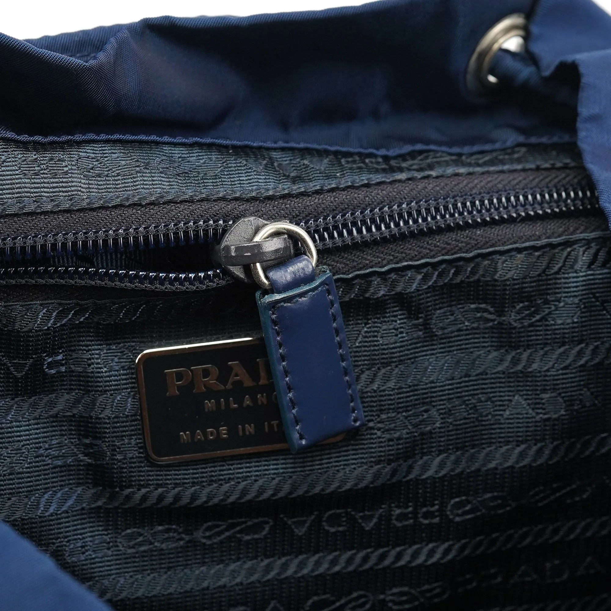 B2811 Royal Blue Tessuto Backpack