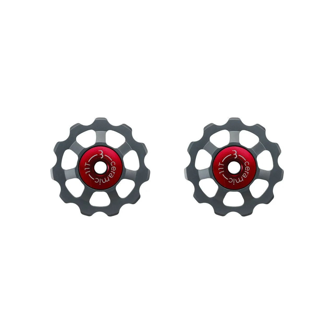 BBB Cycling Aluboys 11T Ceramic Grey Anodized