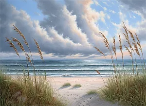 Beach Paint By Numbers Kits UK MJ8549