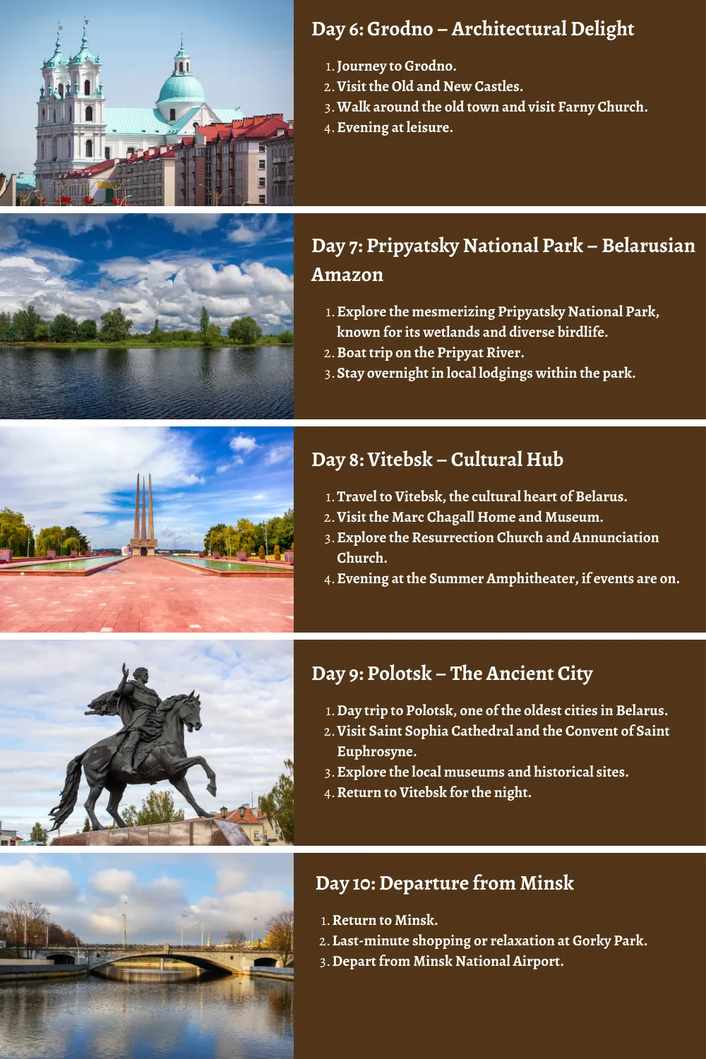 Belarus - From Medieval Castles to Misty Marshes: A Comprehensive 10-Day Guide