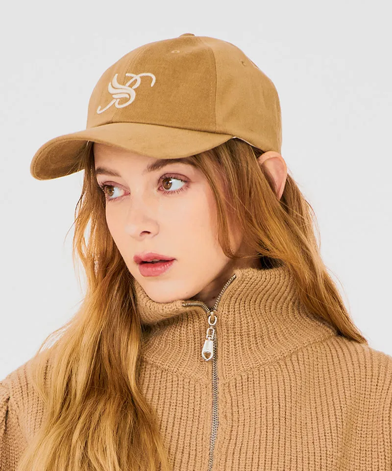 BENECIA 12 Fleece Cotton Ball Cap -  Beige