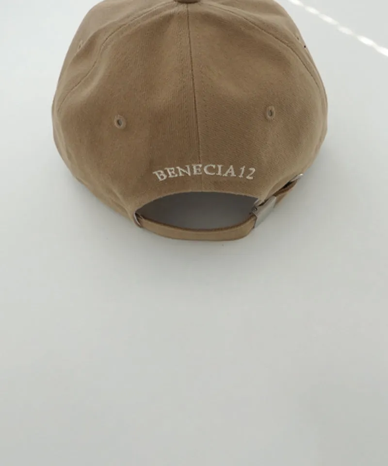 BENECIA 12 Fleece Cotton Ball Cap -  Beige