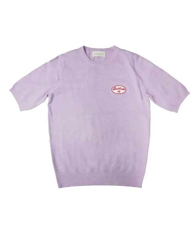 BENECIA 12 Soft Part5 Knit Top - Purple